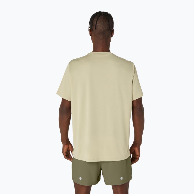 Мъжка тениска за бягане ASICS Fujitrail Logo SS каки 3