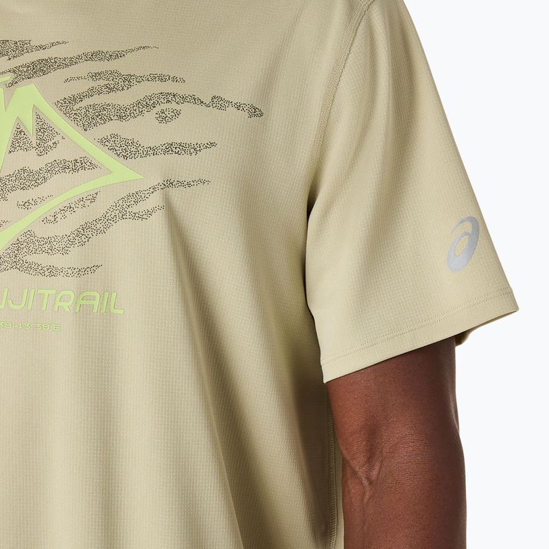 Мъжка тениска за бягане ASICS Fujitrail Logo SS каки 6