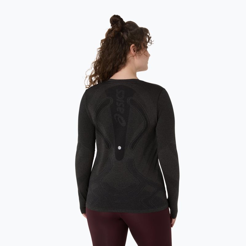 Дамски ASICS Road Seamless LS performance black за бягане с дълъг ръкав 3