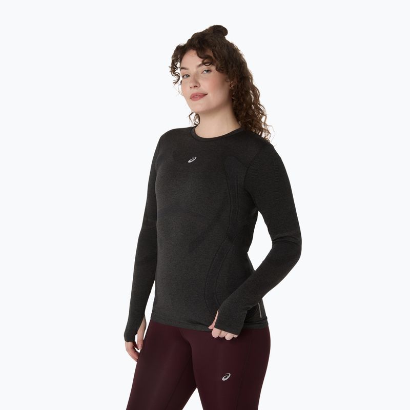 Дамски ASICS Road Seamless LS performance black за бягане с дълъг ръкав 4