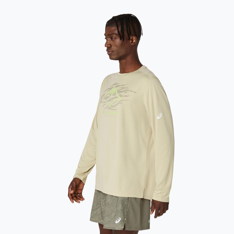 Мъжки ASICS Fujitrail Logo LS каки за бягане с дълъг ръкав 4