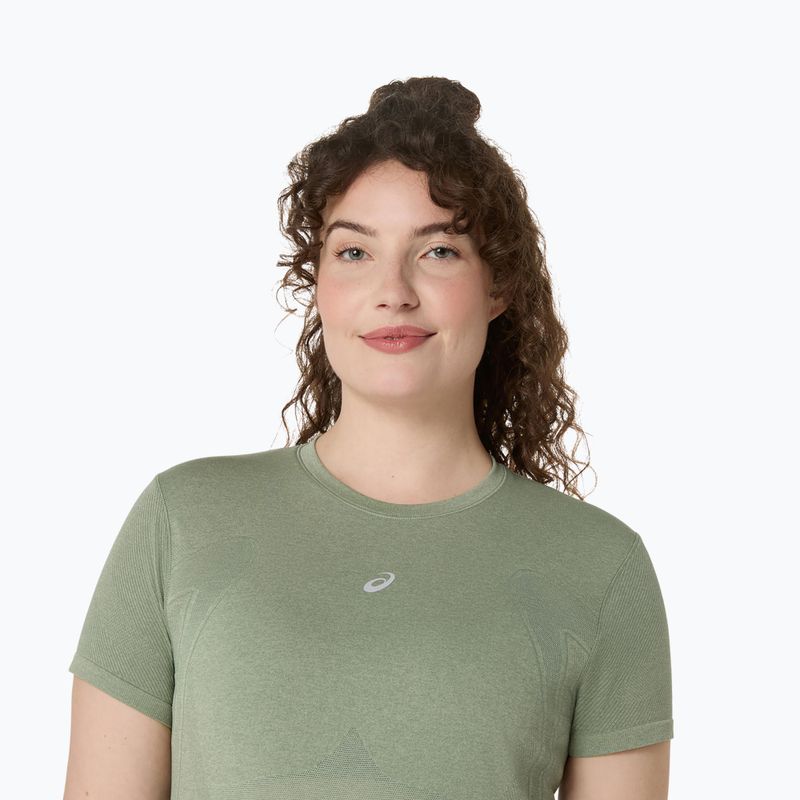 ASICS дамска тениска за бягане Seamless monument blue/whisper green 5