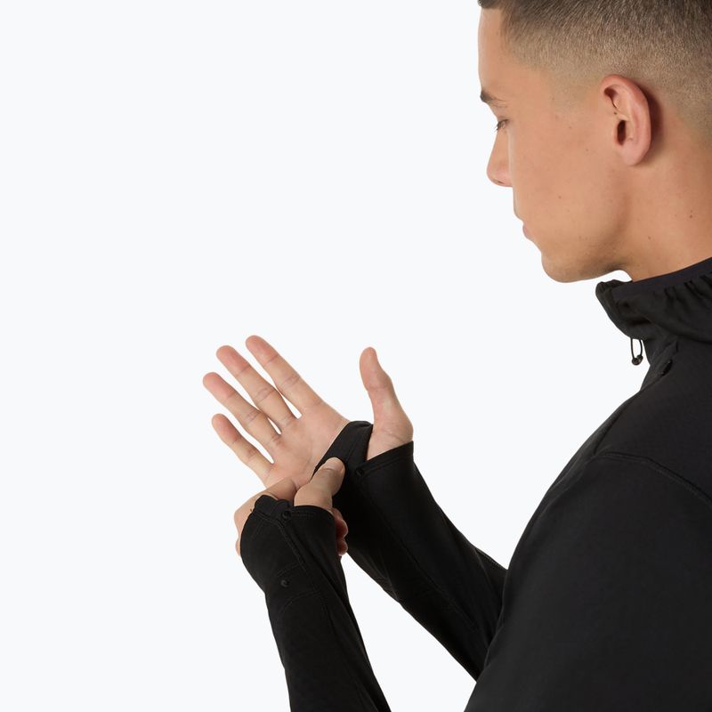 Мъжки ASICS Road Winter Hoodie performance черен суитшърт за бягане 10