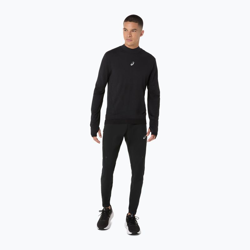 Мъжки ASICS Road Winter Seamless performance black за бягане с дълъг ръкав 4