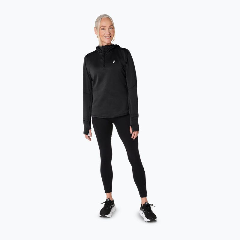 ASICS Road Winter Hoodie performance черен суитшърт за бягане за жени 2