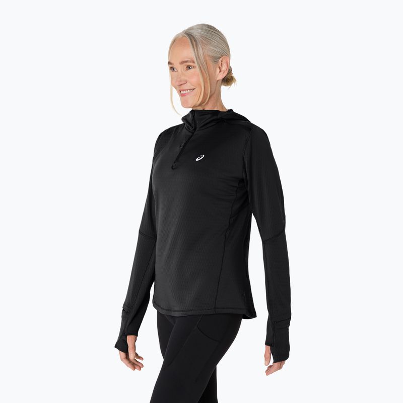 ASICS Road Winter Hoodie performance черен суитшърт за бягане за жени 4