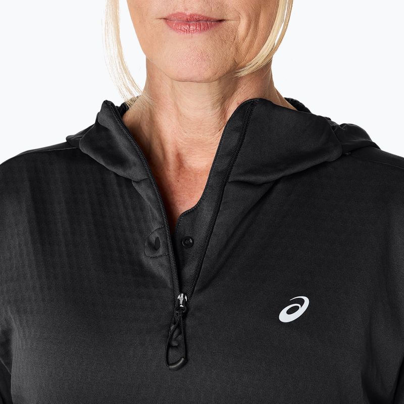 ASICS Road Winter Hoodie performance черен суитшърт за бягане за жени 6