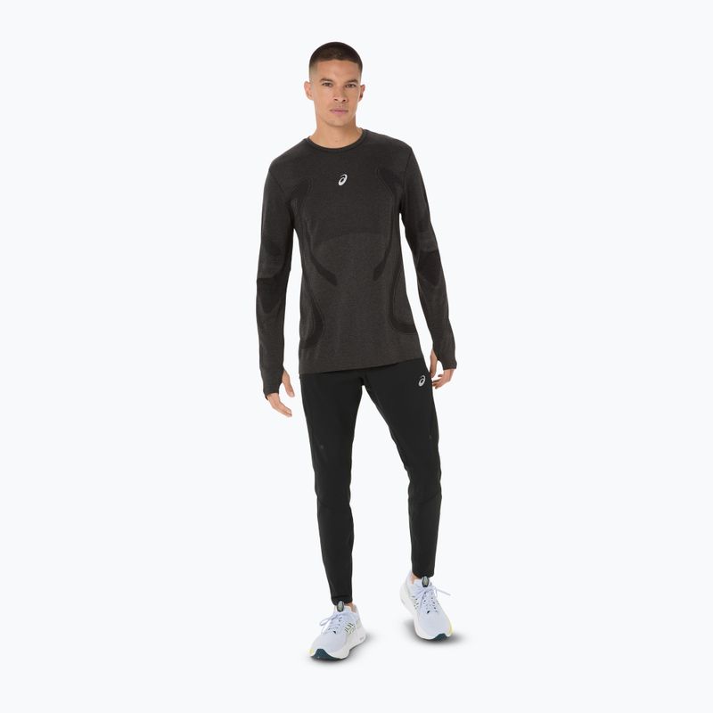 Мъжки ASICS Road Seamless LS performance black за бягане с дълъг ръкав 2