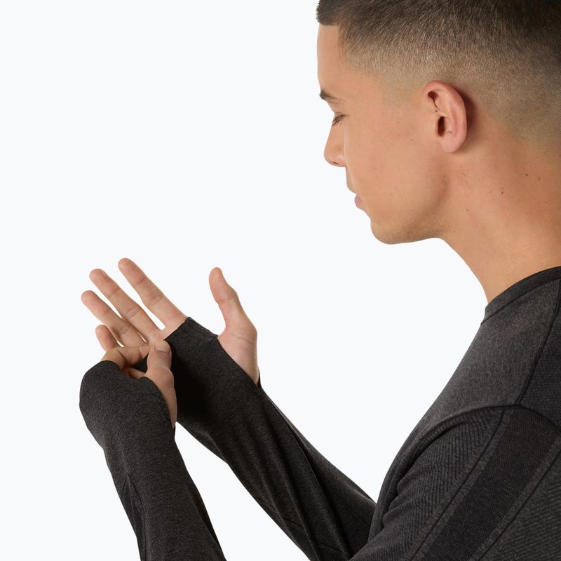 Мъжки ASICS Road Seamless LS performance black за бягане с дълъг ръкав 6
