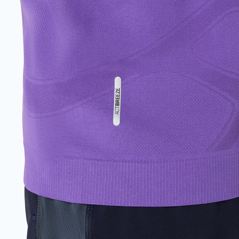 Мъжки ASICS Road Seamless LS edo purple бягане с дълъг ръкав 7