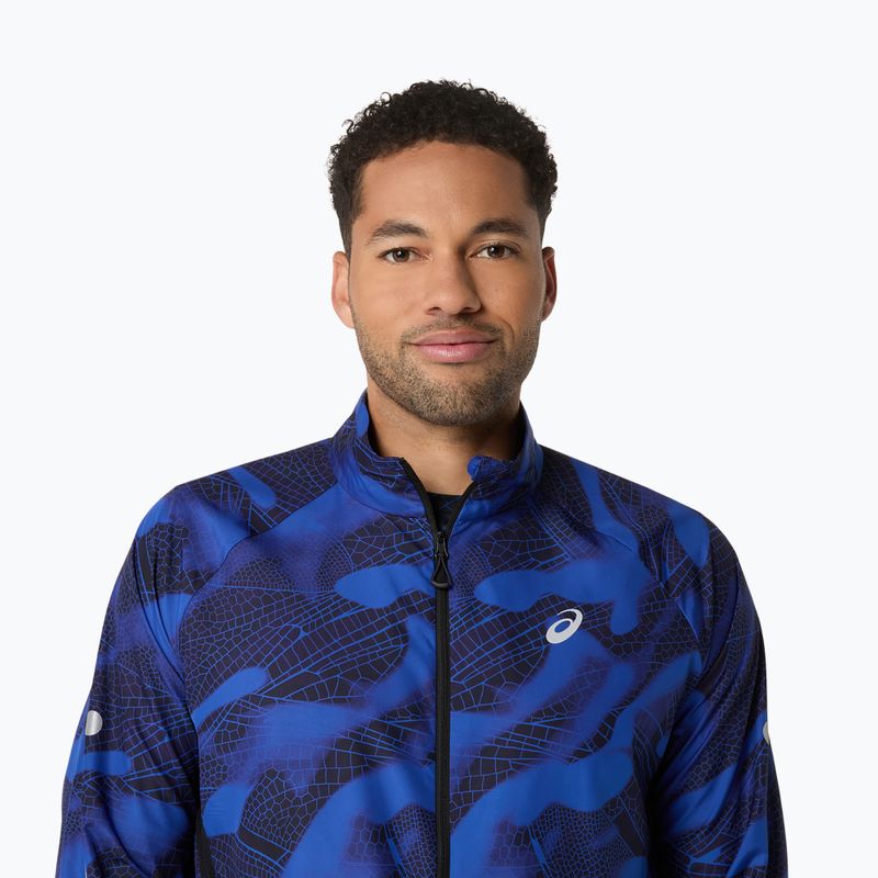 ASICS Road Lite-Show Packable performance черно/тъмно кобалтово мъжко яке за бягане 5