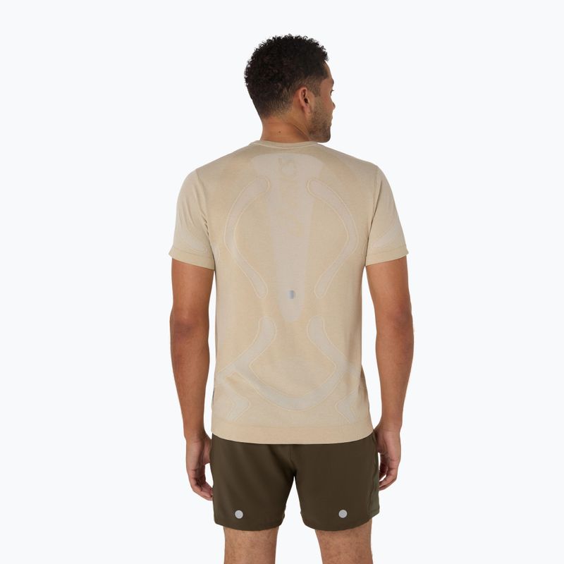 Мъжка тениска за бягане ASICS Road Seamless cream 3