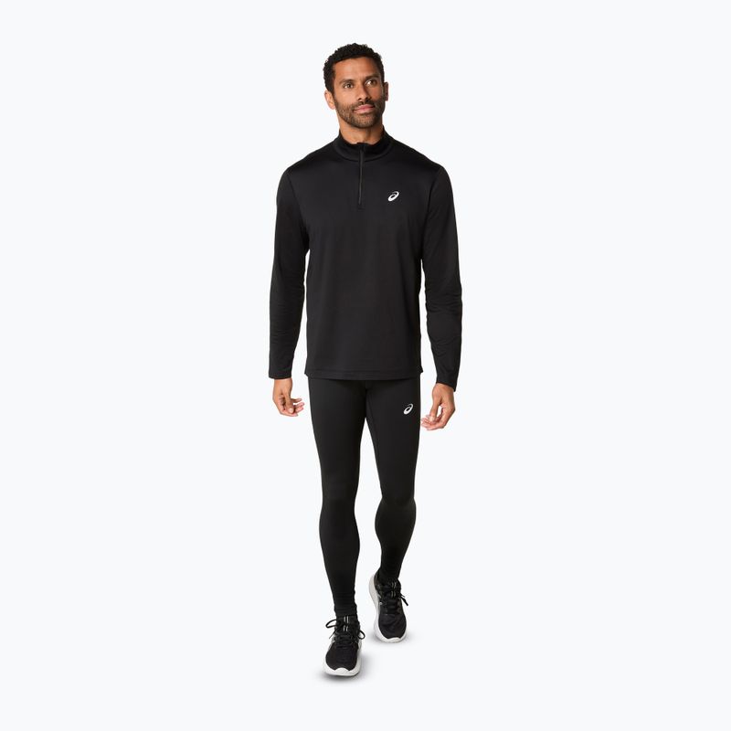 Мъжки ASICS Core Half Zip Зимна тениска за бягане black 2