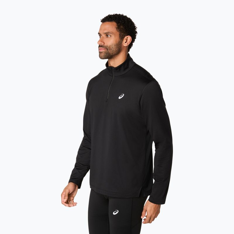 Мъжки ASICS Core Half Zip Зимна тениска за бягане black 4
