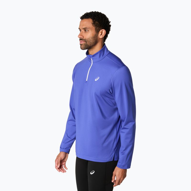 Мъжки ASICS Core Half Zip Winter тъмно кобалтов суитшърт за бягане 4