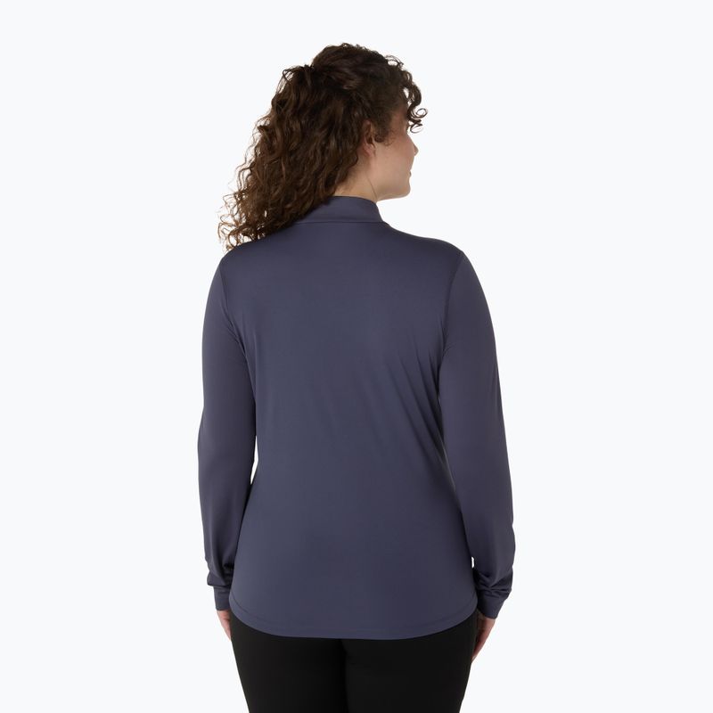 Дамски ASICS Core LS Half Zip Winter indigo fog running longsleeve 3