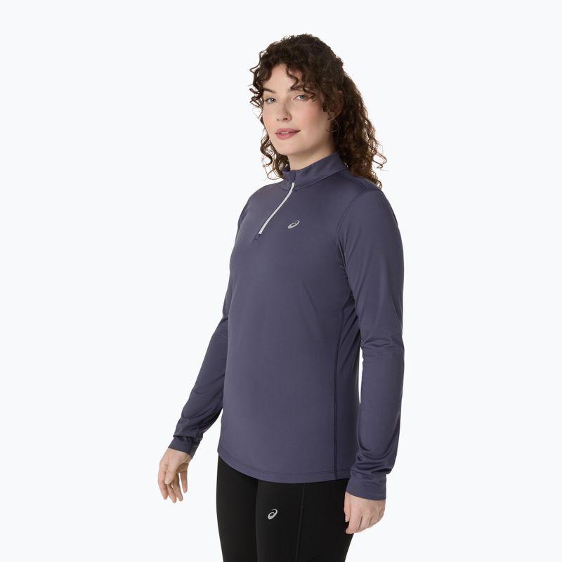 Дамски ASICS Core LS Half Zip Winter indigo fog running longsleeve 4