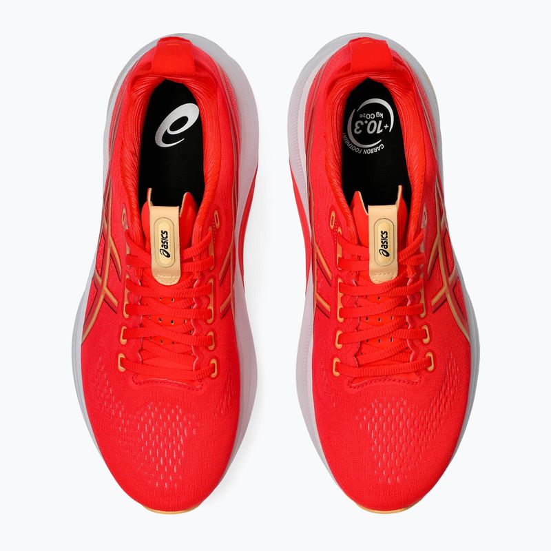ASICS Gel-Kayano 32 мъжки обувки за бягане светкавично червено/цветен сок 14