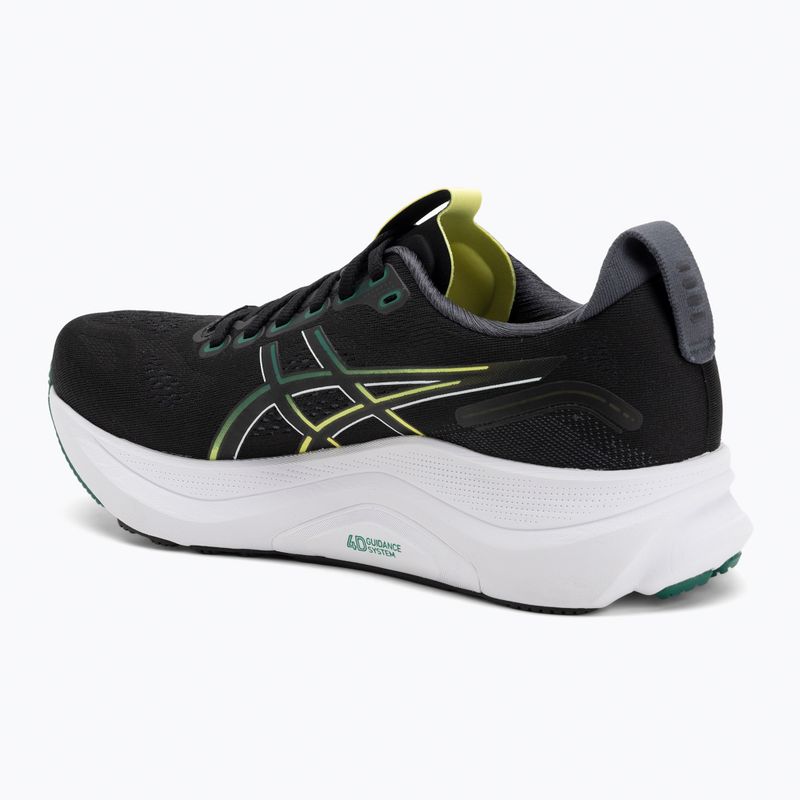 ASICS Gel-Kayano 32 мъжки обувки за бягане черно/жълто зелено 3