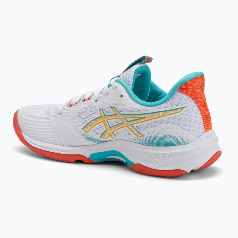 Дамски обувки за волейбол ASICS Netburner Ballistic FF 4 white/sea glass 3