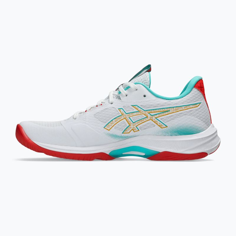 Дамски обувки за волейбол ASICS Netburner Ballistic FF 4 white/sea glass 2