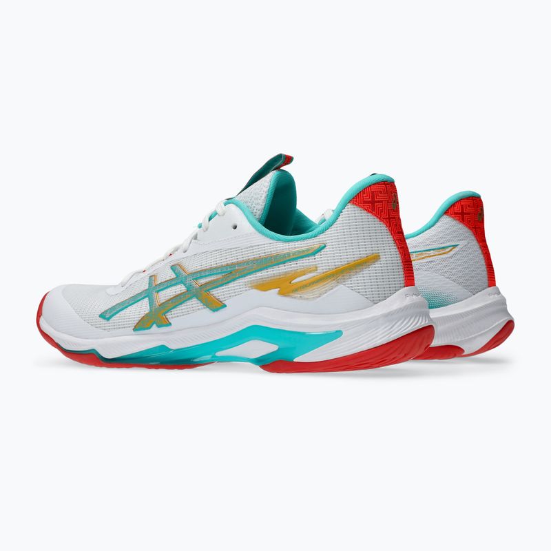 Дамски обувки за волейбол ASICS Netburner Ballistic FF 4 white/sea glass 4