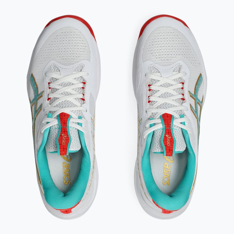 Дамски обувки за волейбол ASICS Netburner Ballistic FF 4 white/sea glass 7