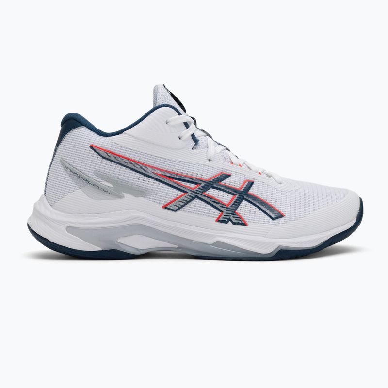 Мъжки обувки ASICS Netburner Ballistic FF 4 white/mako blue 2