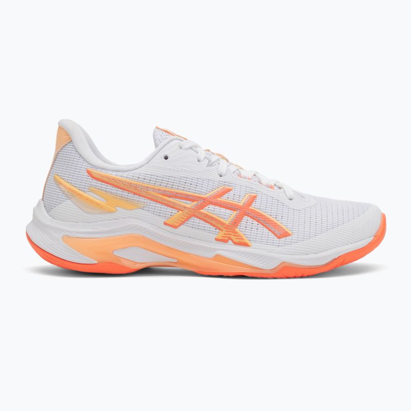 Дамски обувки за волейбол ASICS Netburner Ballistic FF 4 white/vivid coral 2