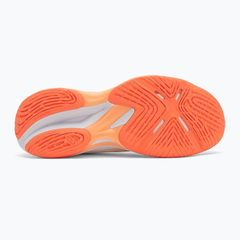Дамски обувки за волейбол ASICS Netburner Ballistic FF 4 white/vivid coral 4