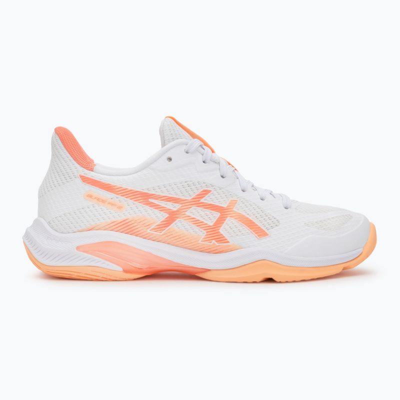 Дамски обувки за волейбол ASICS Blade FF 2 white/vivid coral 2