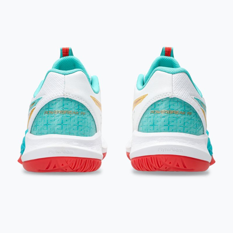 Дамски обувки за волейбол ASICS Powerbreak FF white/sea glass 12