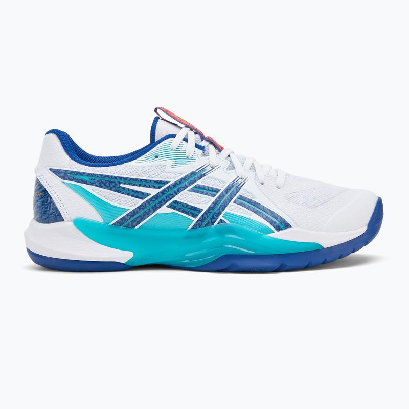Мъжки обувки за волейбол ASICS Powerbreak FF white/asics blue 2
