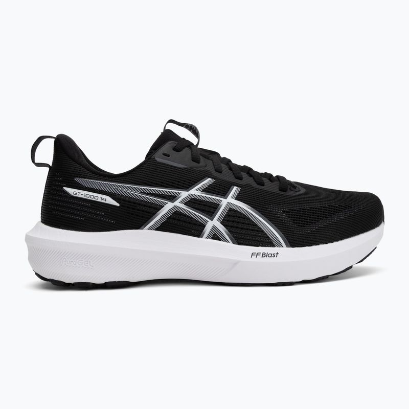 ASICS GT-1000 14 мъжки обувки за бягане черно/бяло 2