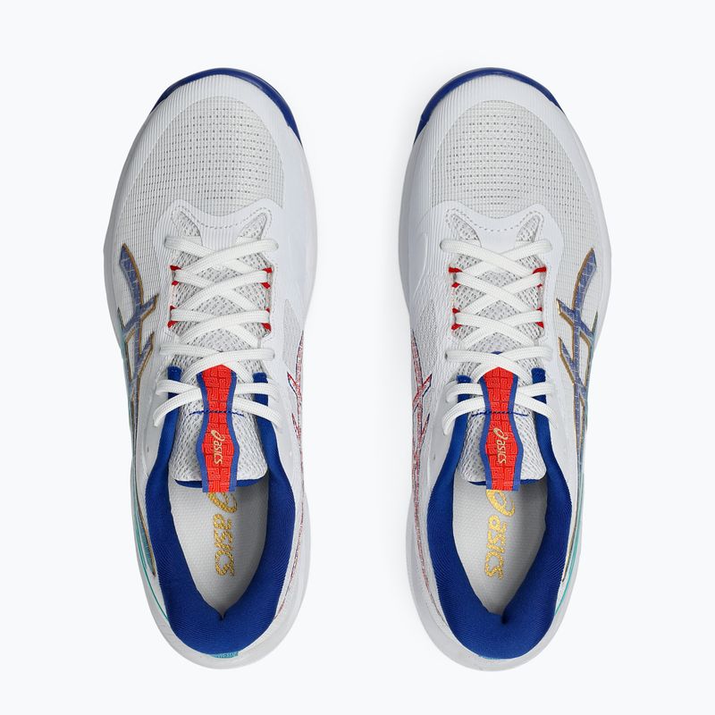 Мъжки обувки за волейбол ASICS Netburner Ballistic FF 4 white/asics blue 8