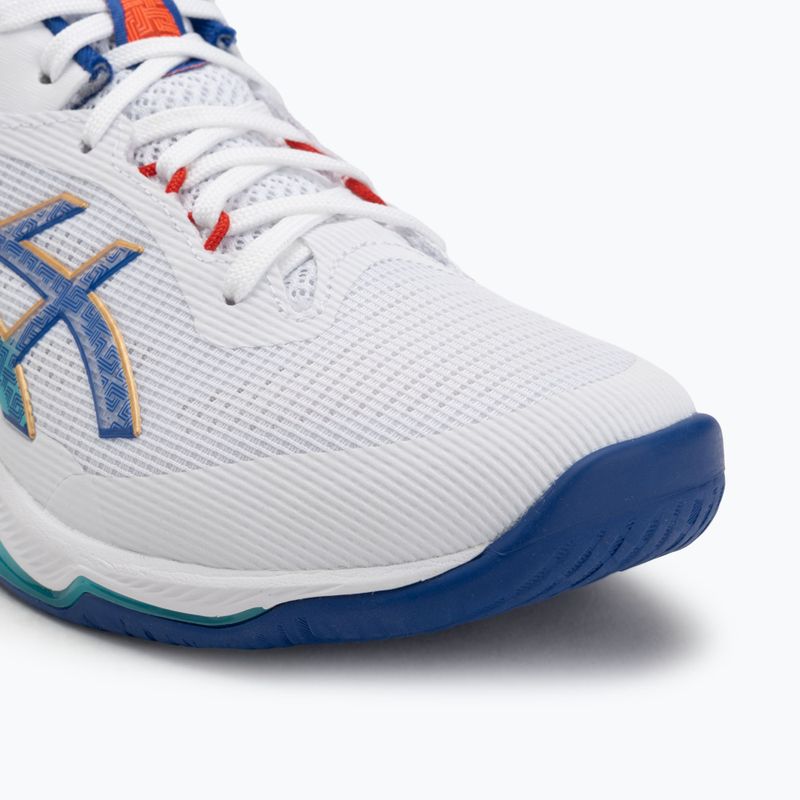 Мъжки обувки за волейбол ASICS Netburner Ballistic FF 4 white/asics blue 7