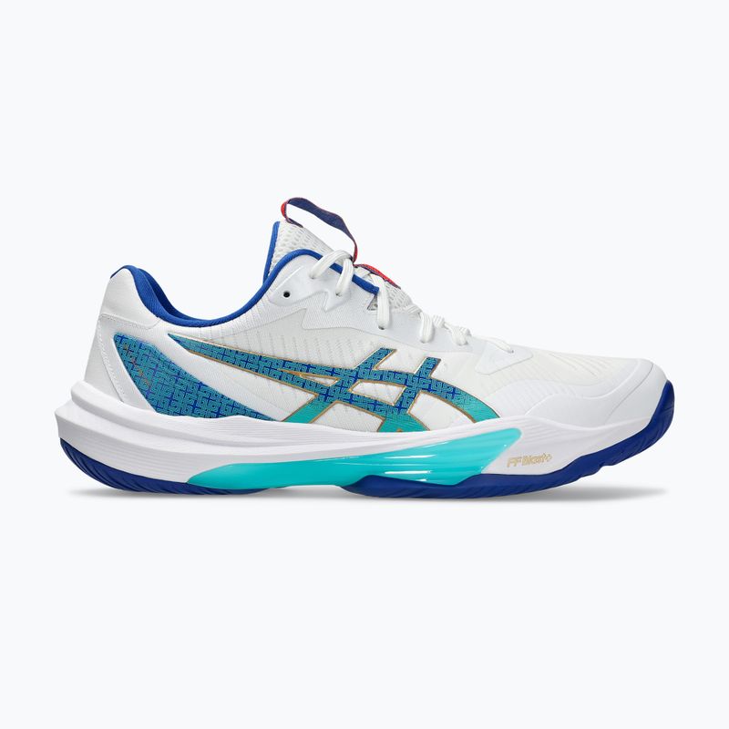 Мъжки обувки за волейбол ASICS Sky Elite FF 3 white/asics blue 8