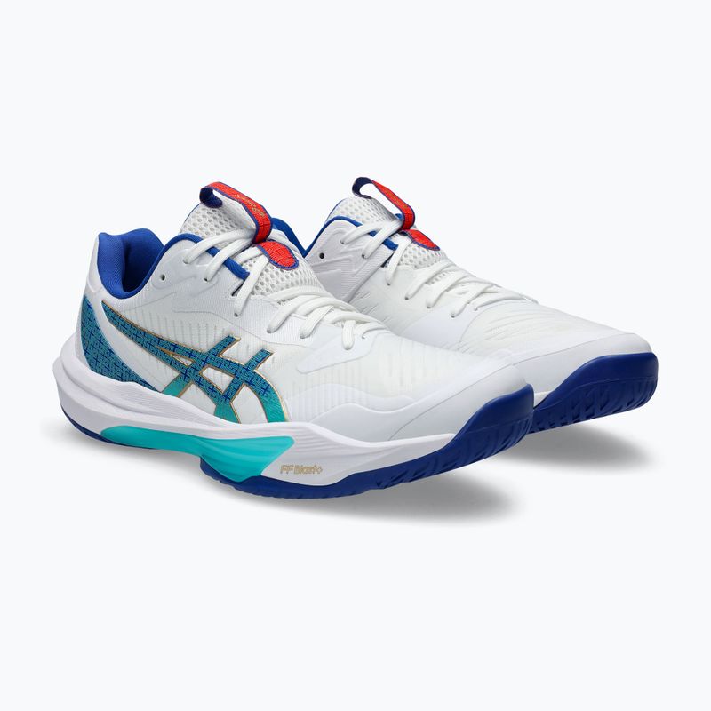 Мъжки обувки за волейбол ASICS Sky Elite FF 3 white/asics blue 10