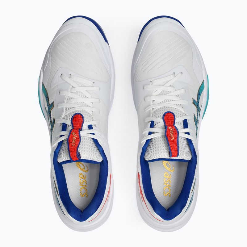 Мъжки обувки за волейбол ASICS Sky Elite FF 3 white/asics blue 14