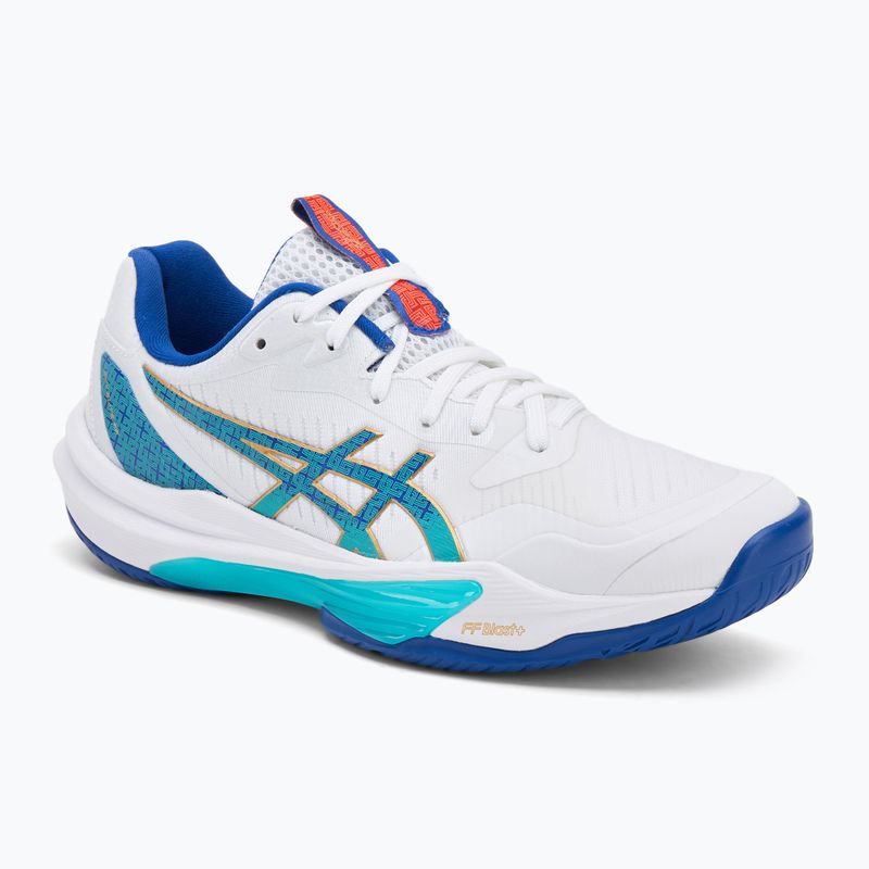 Мъжки волейболни обувки ASICS Sky Elite FF 3 бели/asics сини