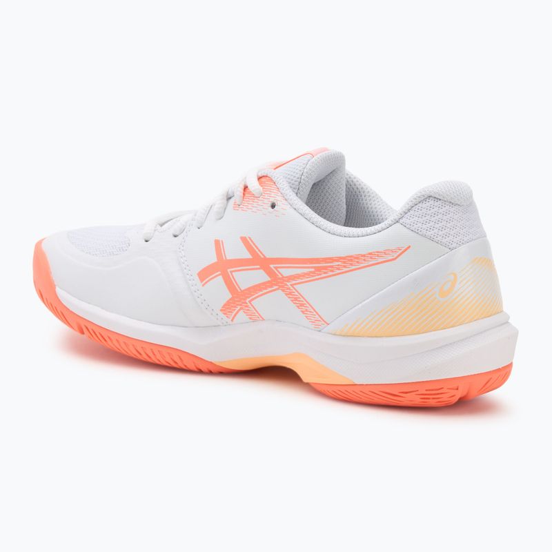 ASICS Court Hunter FF дамски обувки за волейбол, бяло/живо коралово 3