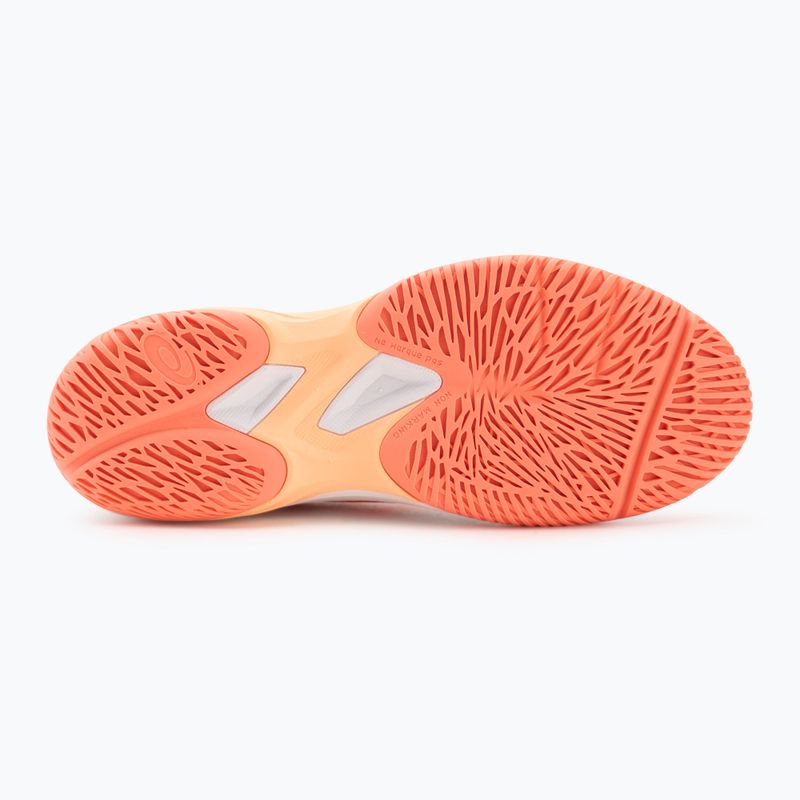 ASICS Court Hunter FF дамски обувки за волейбол, бяло/живо коралово 4