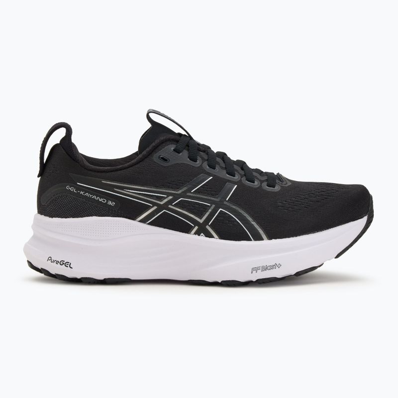 ASICS Gel-Kayano 32 дамски обувки за бягане черно/бяло 2