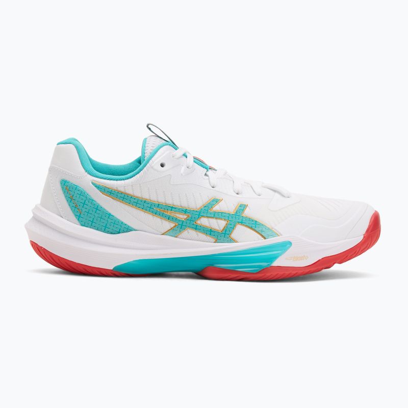 Дамски обувки за волейбол ASICS Sky Elite FF 3 white/sea glass 2