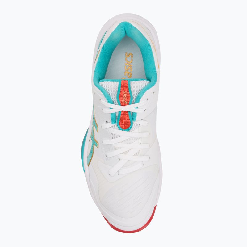 Дамски обувки за волейбол ASICS Sky Elite FF 3 white/sea glass 5