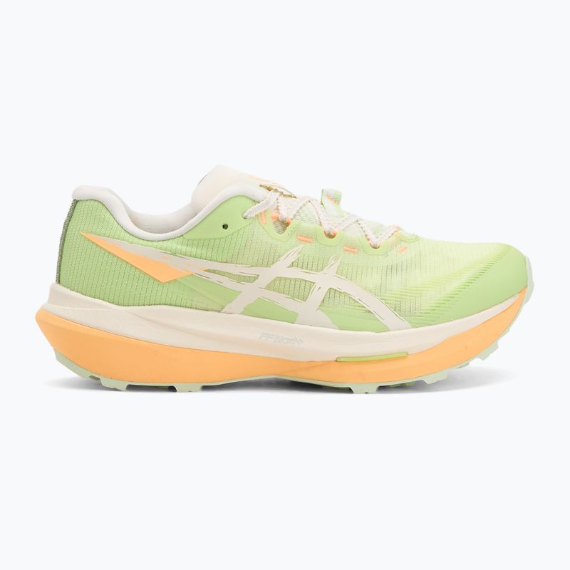 Обувки за бягане ASICS Fujispeed 4 lime green/cream 2