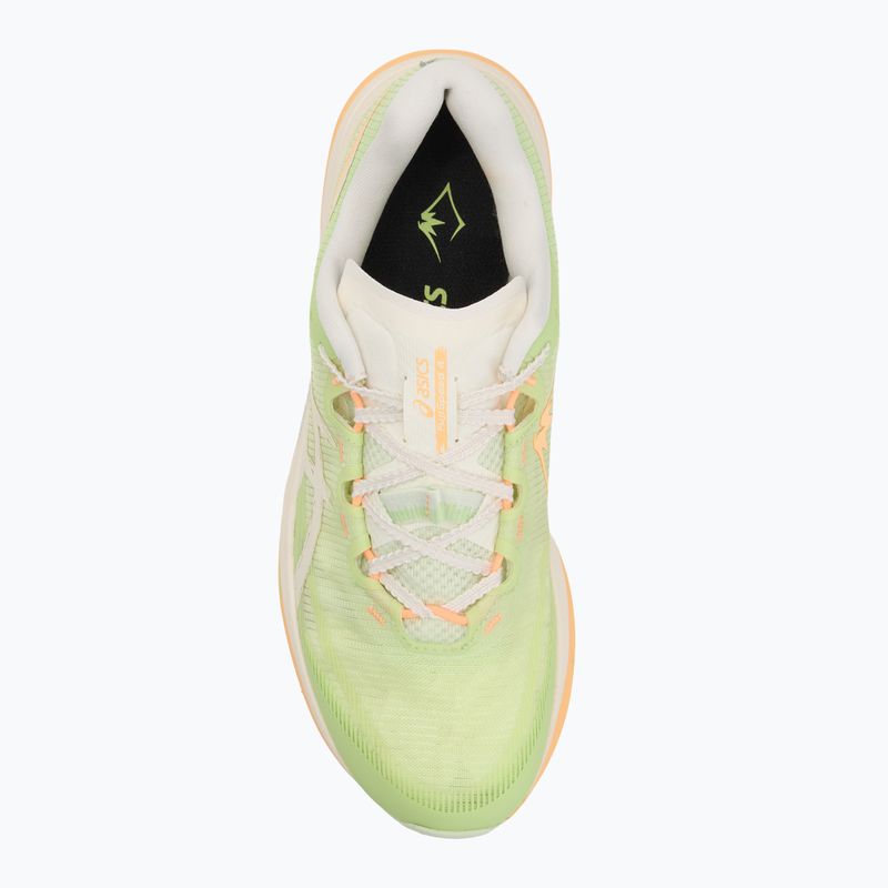 Обувки за бягане ASICS Fujispeed 4 lime green/cream 5