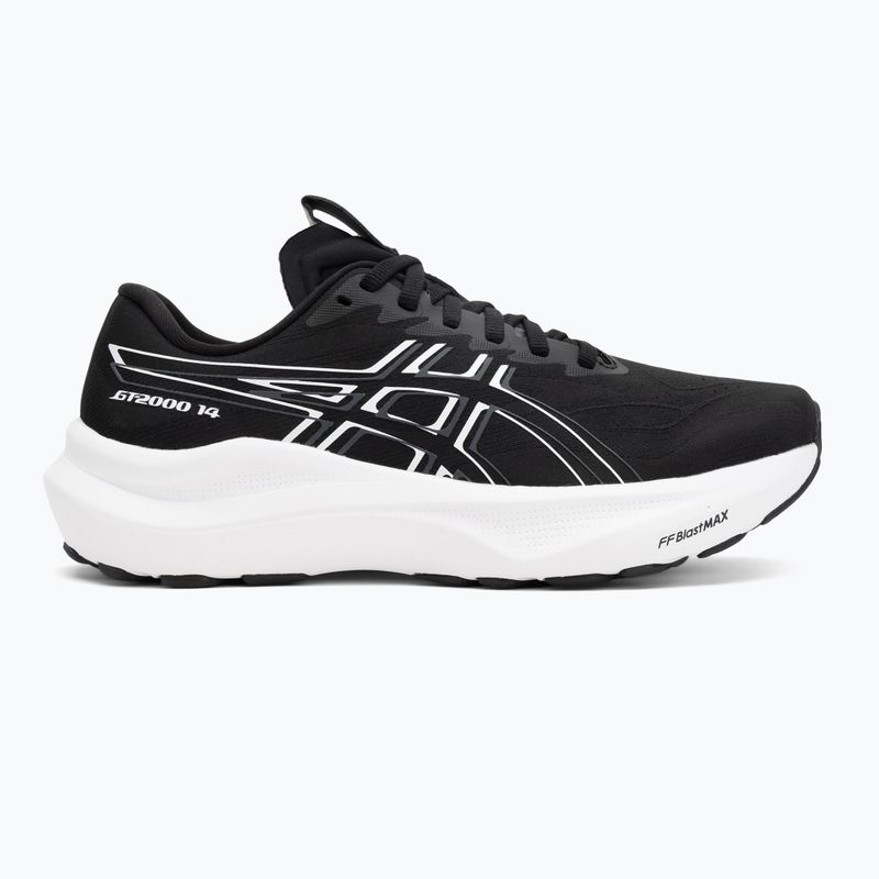 ASICS GT-2000 14 дамски обувки за бягане черно/бяло 2