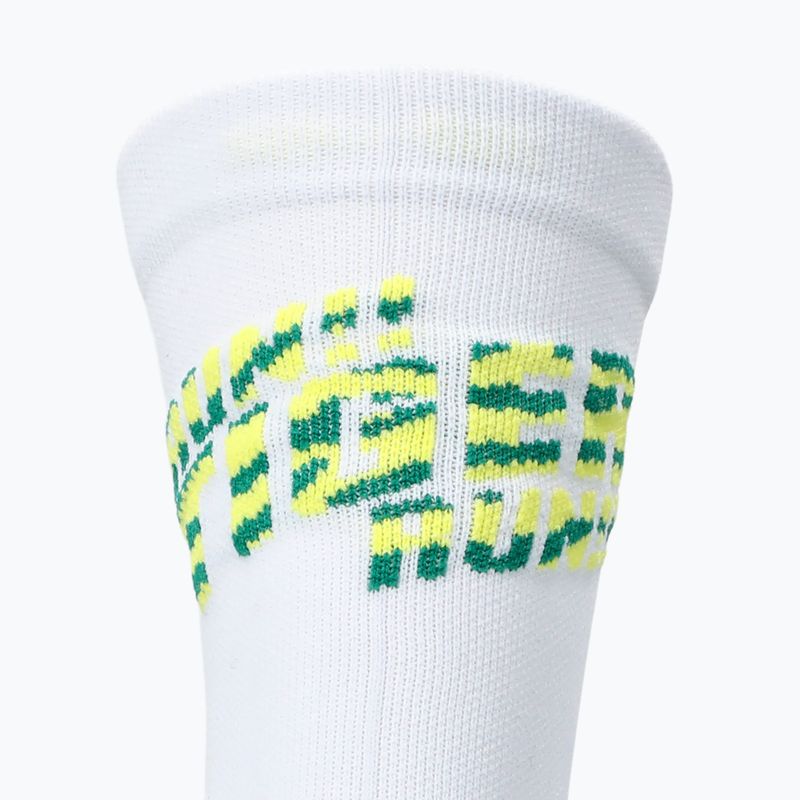 Чорапи ASICS Performance Run Crew waterscape / electric lime 4