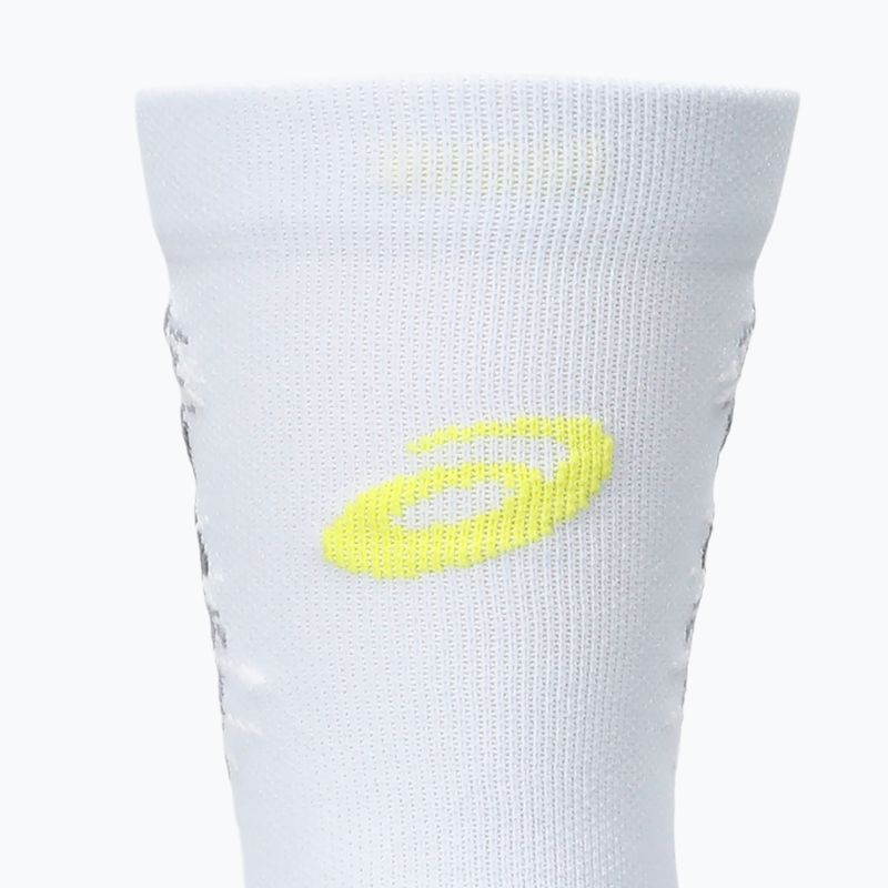 Чорапи ASICS Performance Run Crew waterscape / electric lime 5